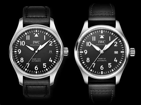 iwc mark xii|iwc mark xviii vs xx.